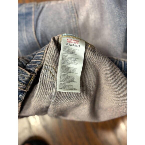 NEW BDG Urban Outfitters Denim Skate Jeans W27 L32 Womens Blue Carpenter Cargo - Picture 8 of 13